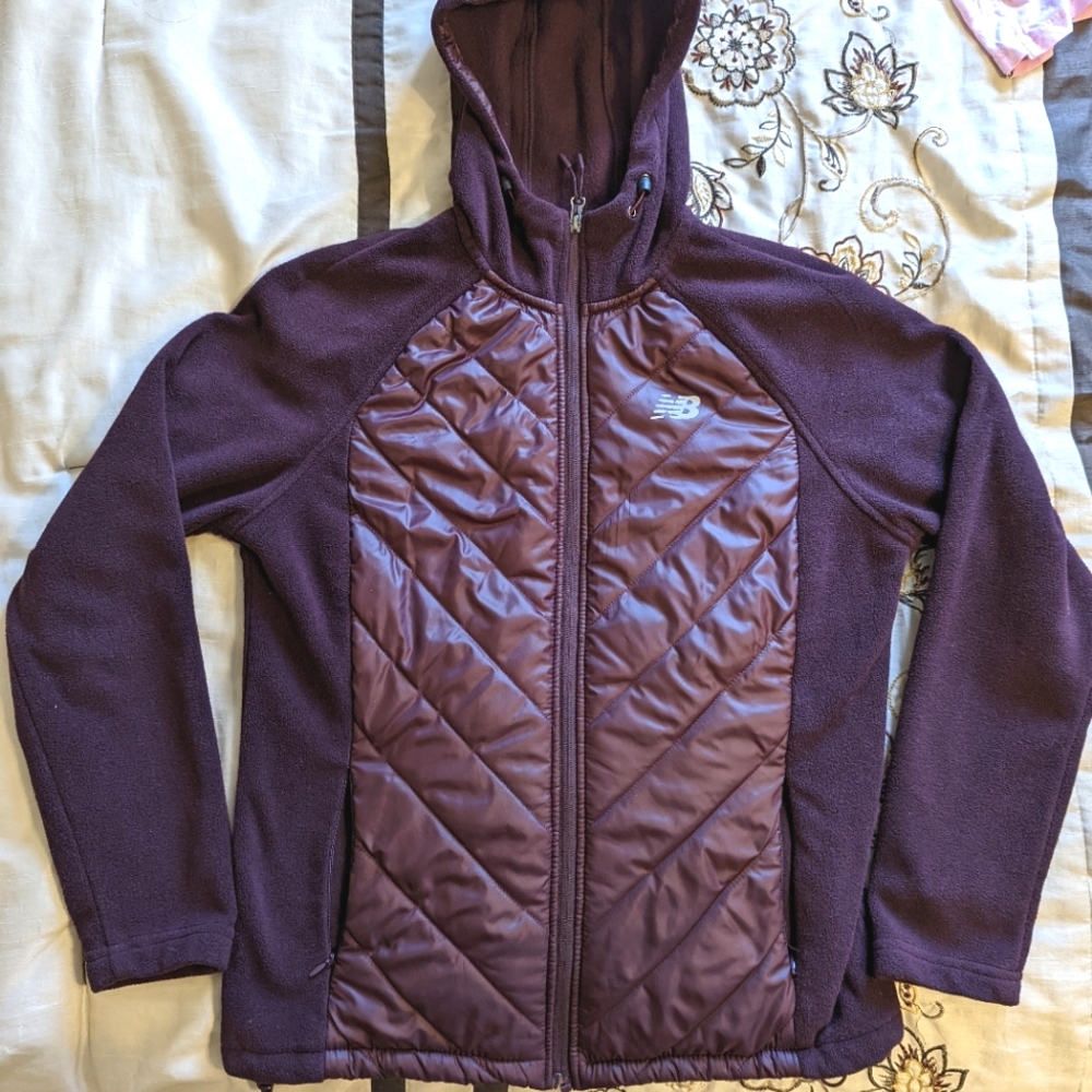 New Balance Zip Up Hoodie Medium